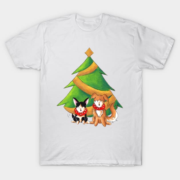 Festive Friends T-Shirt by KristenOKeefeArt